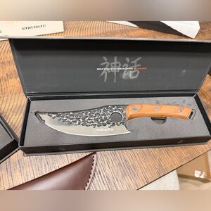 Black and Brown Chef Knife